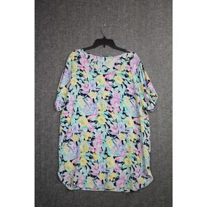 Christian Dior Floral Nightgown Size XL Silky